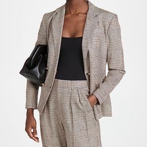 Alice & Olivia Bergen Double Breasted Loose Blazer
